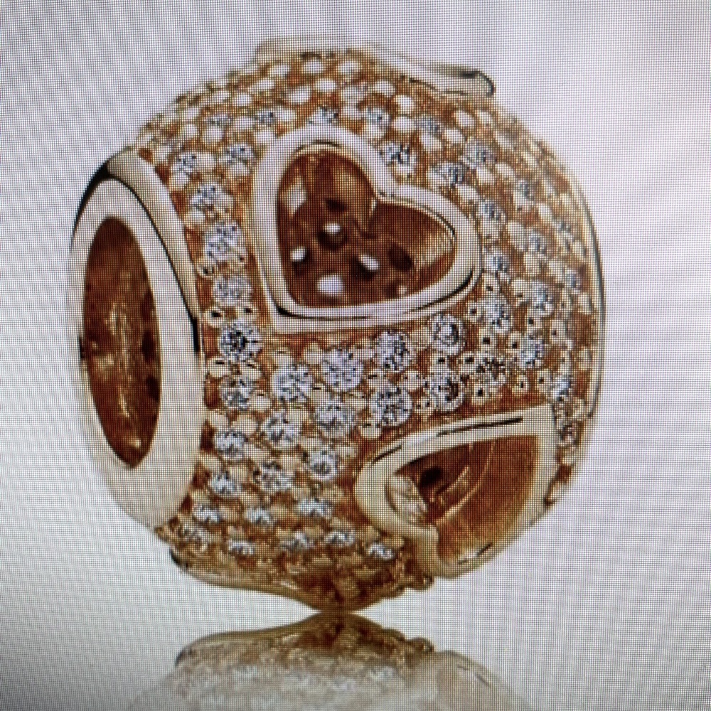 Retired Pandora 14k gold charm